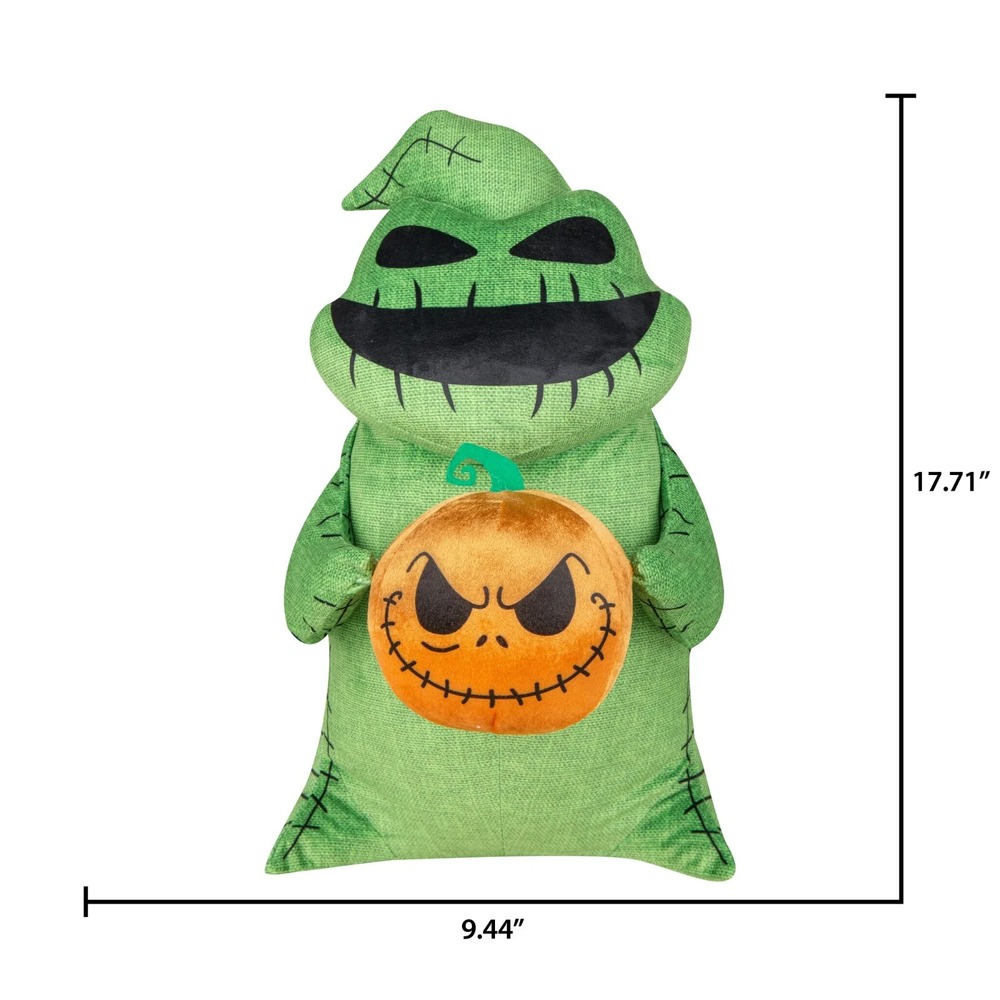 Halloween Porch Greeter Oogie‎ Boogie w/ Jack Pumpkin Head Disney 17.71 in tall